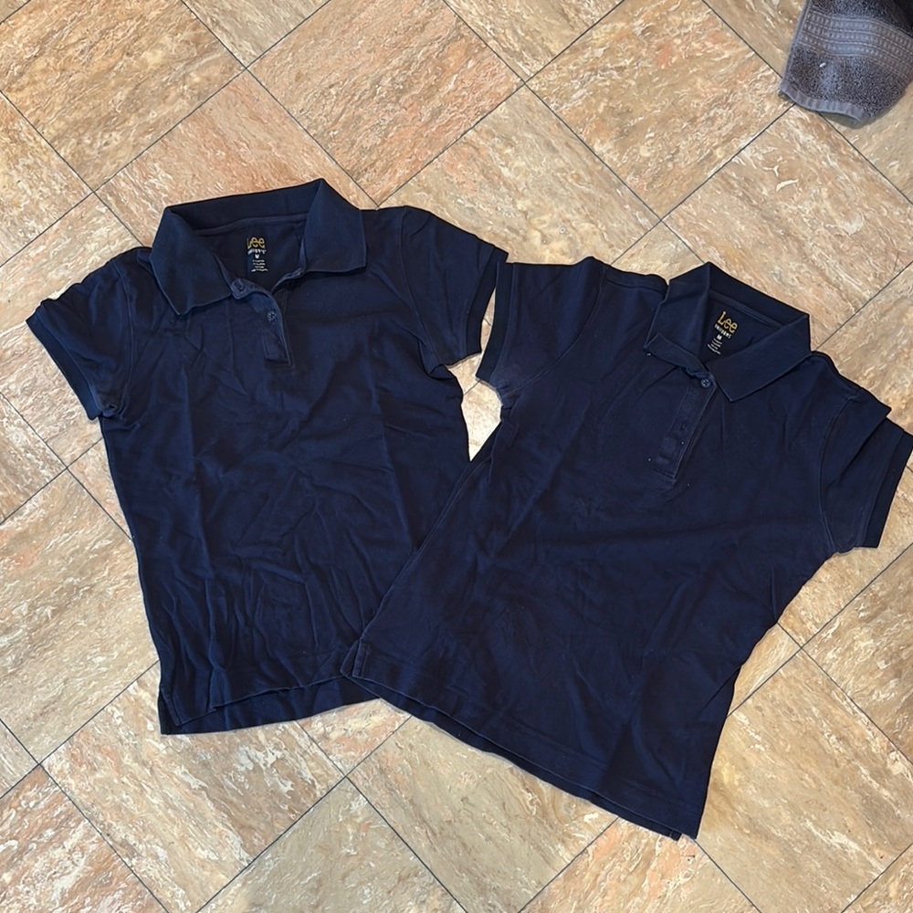 Lee Uniforms Navy Polo Shirt Set